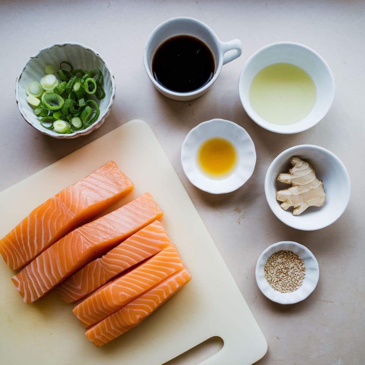 Ingredients
For the Salmon Poke