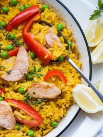 Easy Chicken Paella Recipe