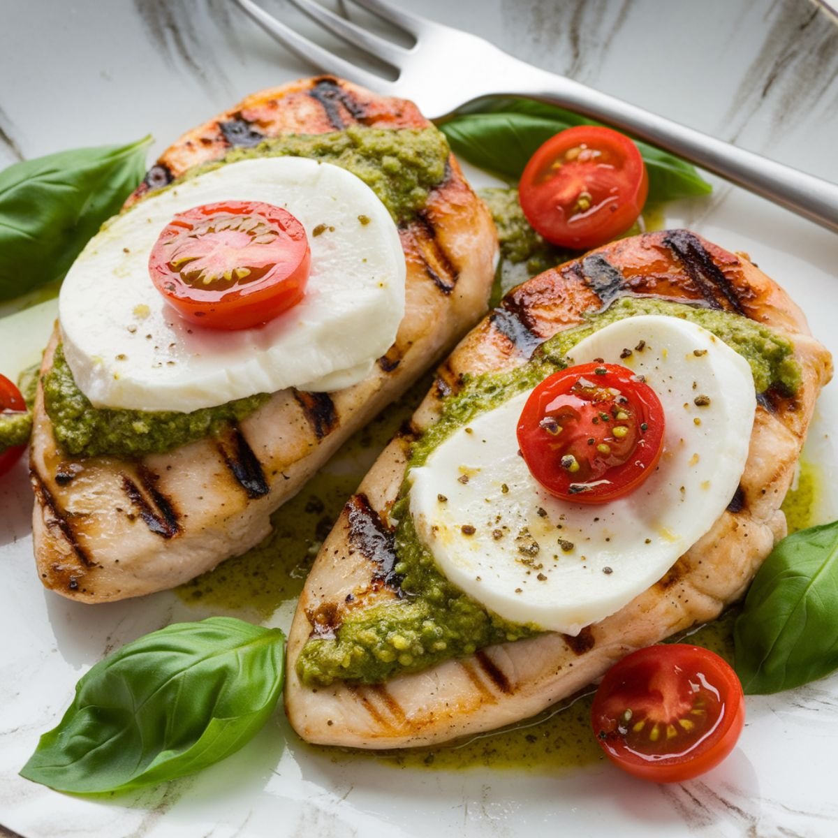 Grilled Chicken Margherita