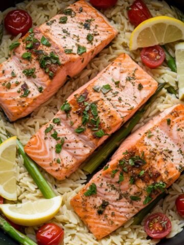 Easy Salmon Orzo Recipe