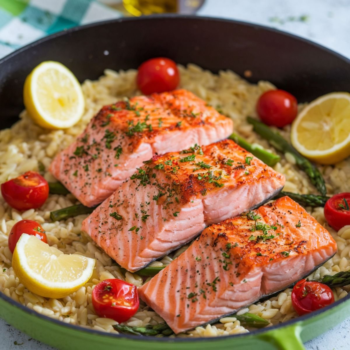 Salmon Orzo Recipe