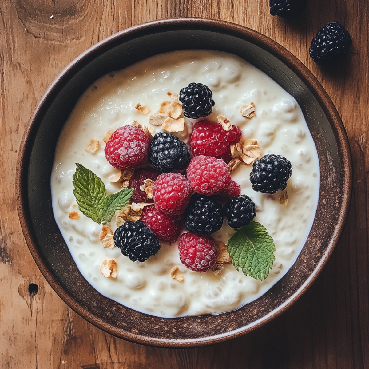 Bowl of creamy Instant Pot yogurt