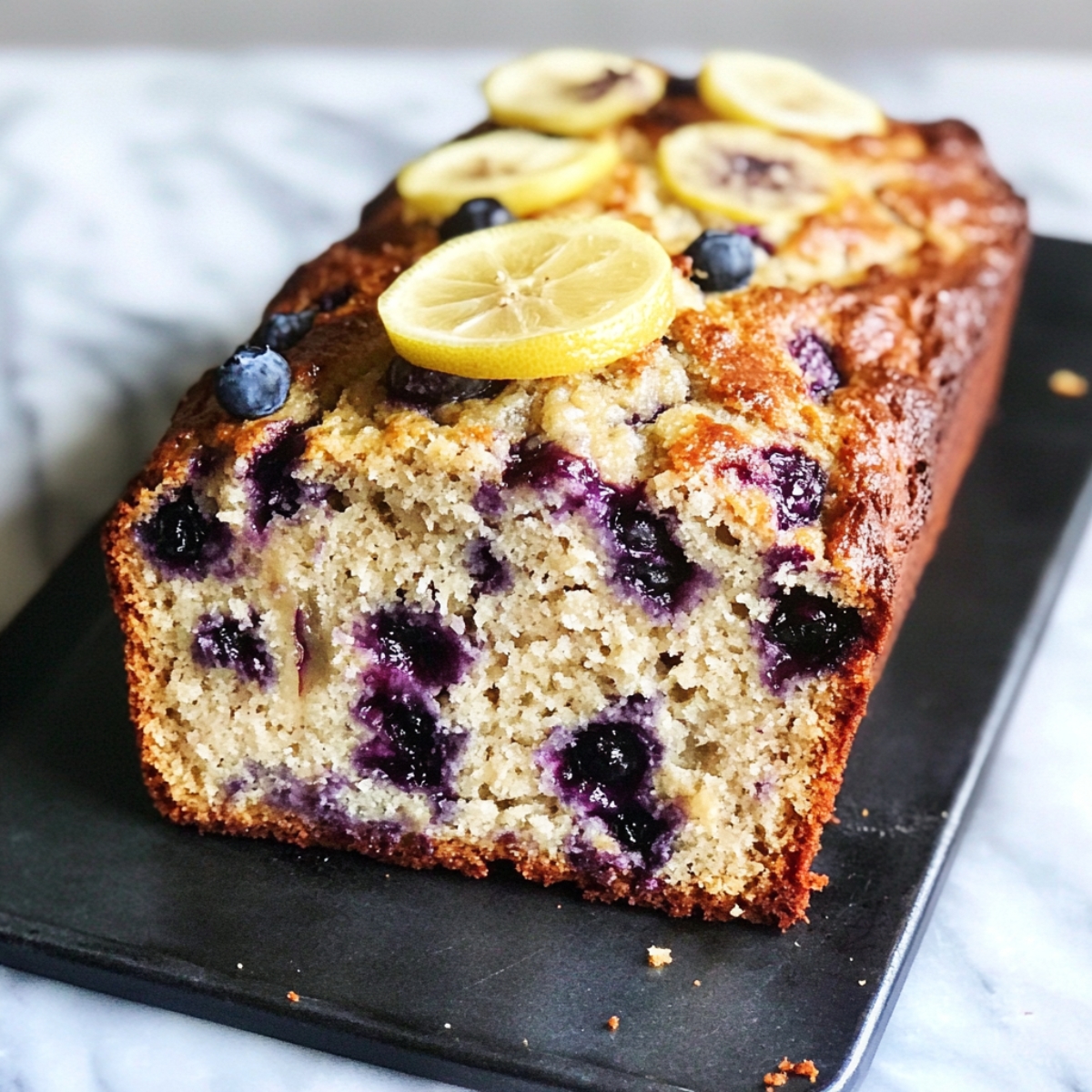 Lemon Blueberry Banana Bread 