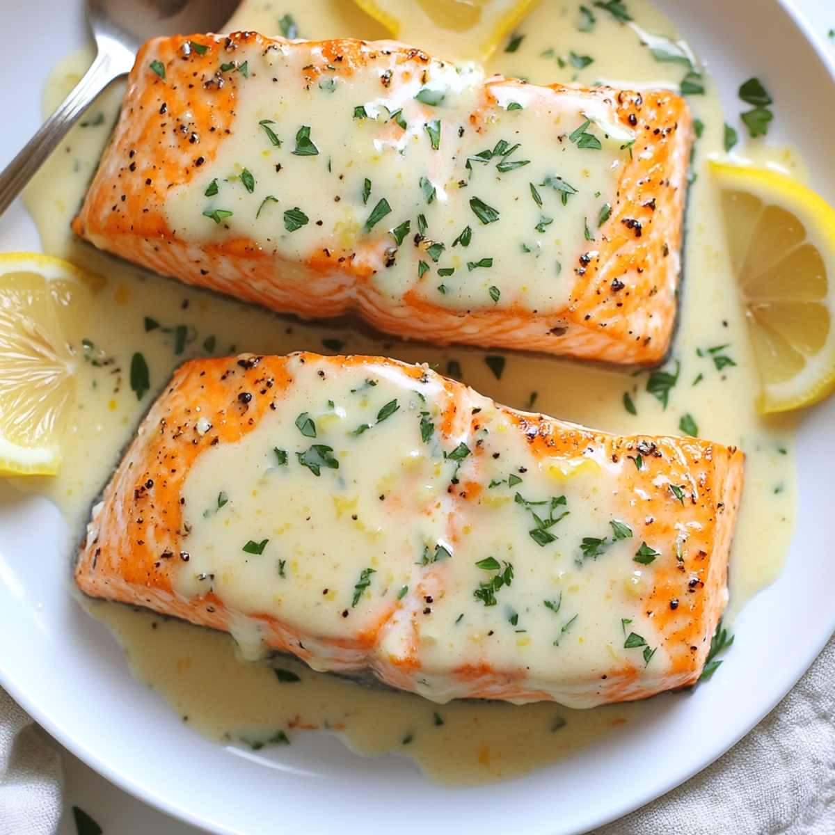 lemon garlic butter salmon