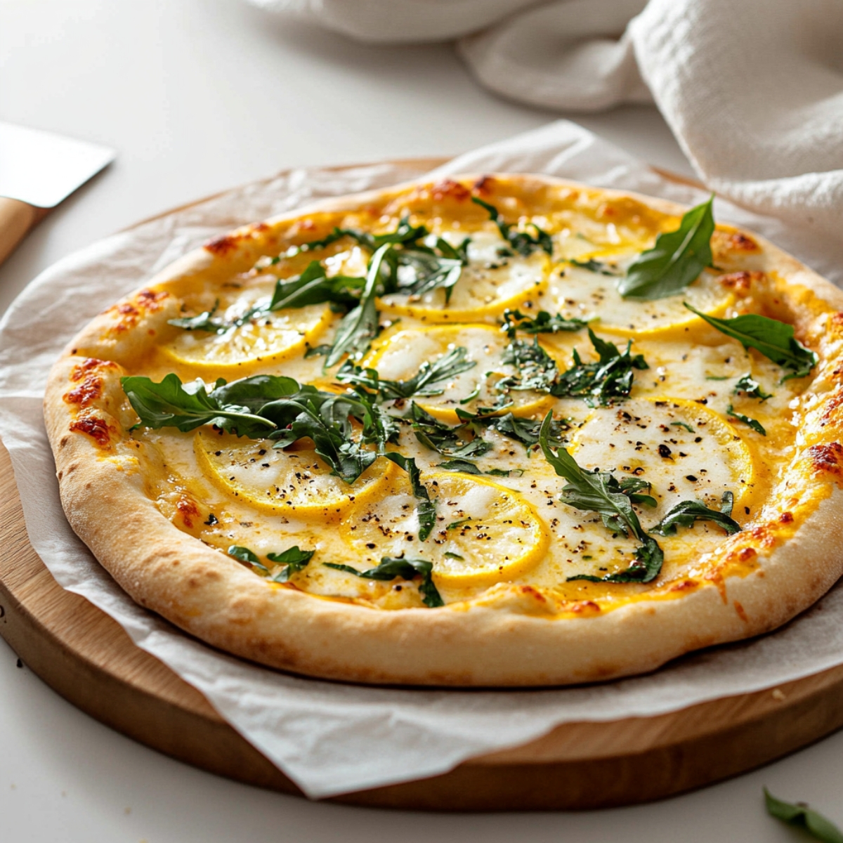 Lemon pizza