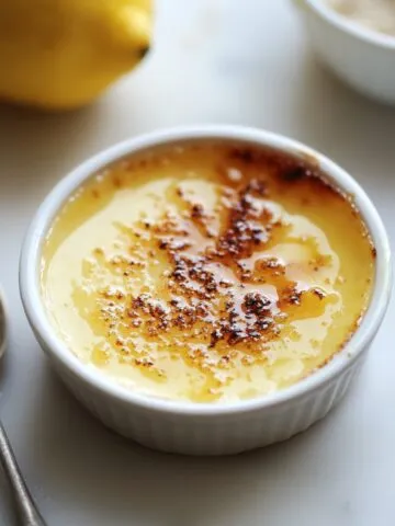 lemon posset brulee recipe