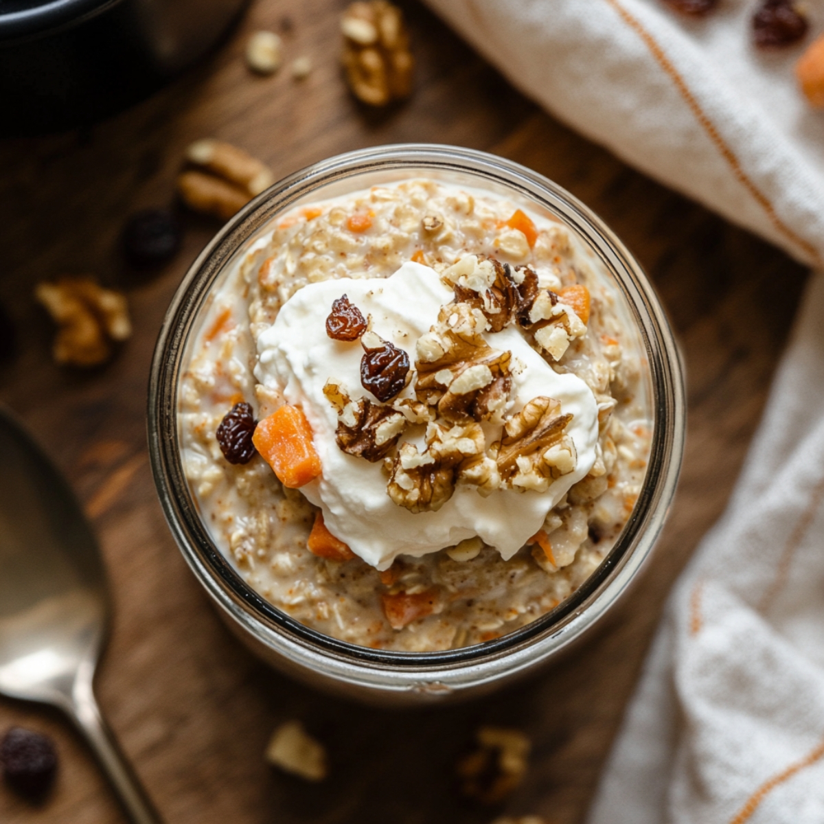  carrot cake overnight oats