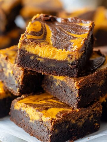 pumpkin cheesecake brownies
