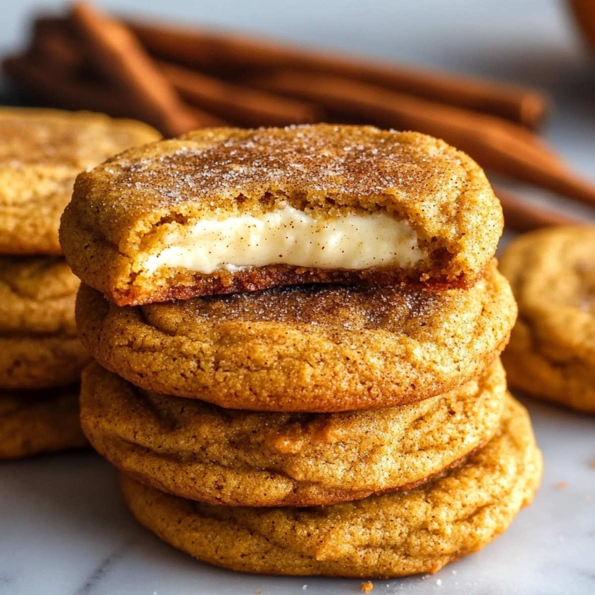 Pumpkin cheesecake cookies