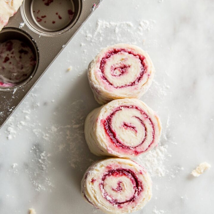 Raspberry Cream Cheese Cruffins Recipe in 6 Easy Steps