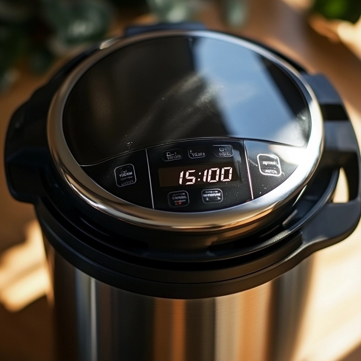 Instant Pot set to cook