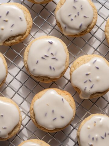 Lemon lavender cookies