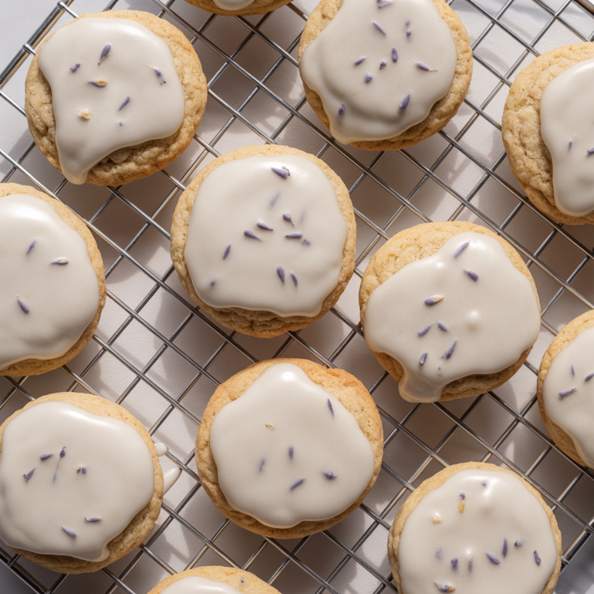 Lemon lavender cookies