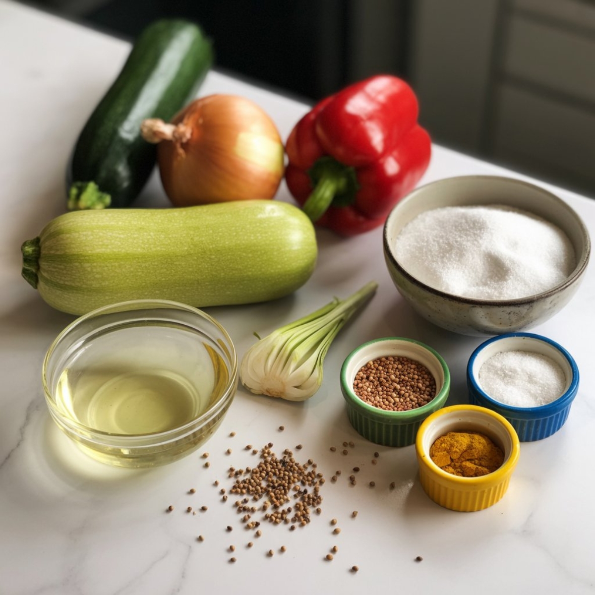 zucchini relish ingredients