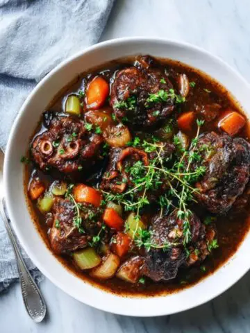 Instant Pot oxtail stew fall off the bone tender