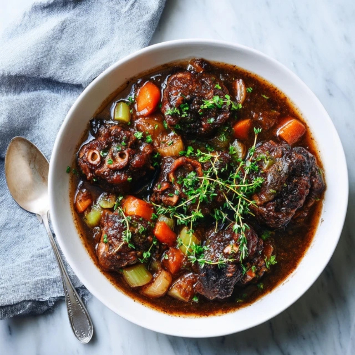 Instant Pot oxtail stew fall off the bone tender
