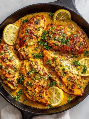 Juicy Texas Roadhouse butter chicken in garlic butter sauce
